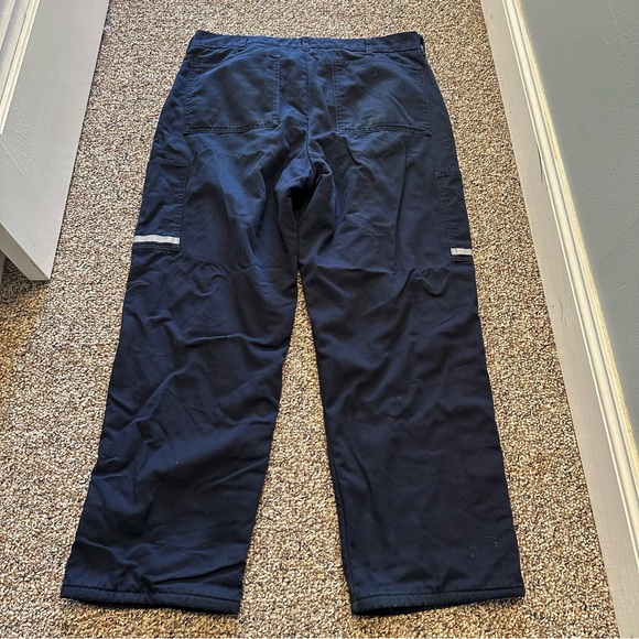 FedEx Delivery Driver Fleece Lined Cargo Pants w/ Reflective Stripe - Size 36 - Picture 10 of 12